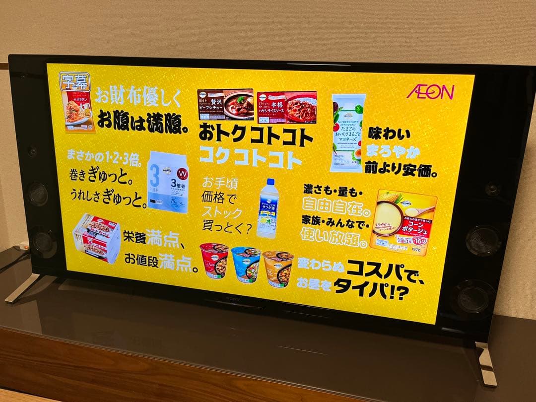 【値下げ】SONY BRAVIA55V型4K対応液晶テレビKD-55X9200B