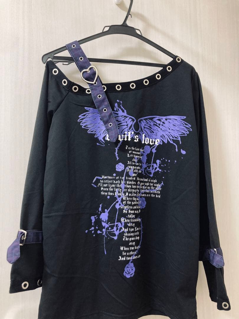 Y*I様 プリントTシャツ　ワンピース　ゴシック　メン地下　地雷系　サブカル