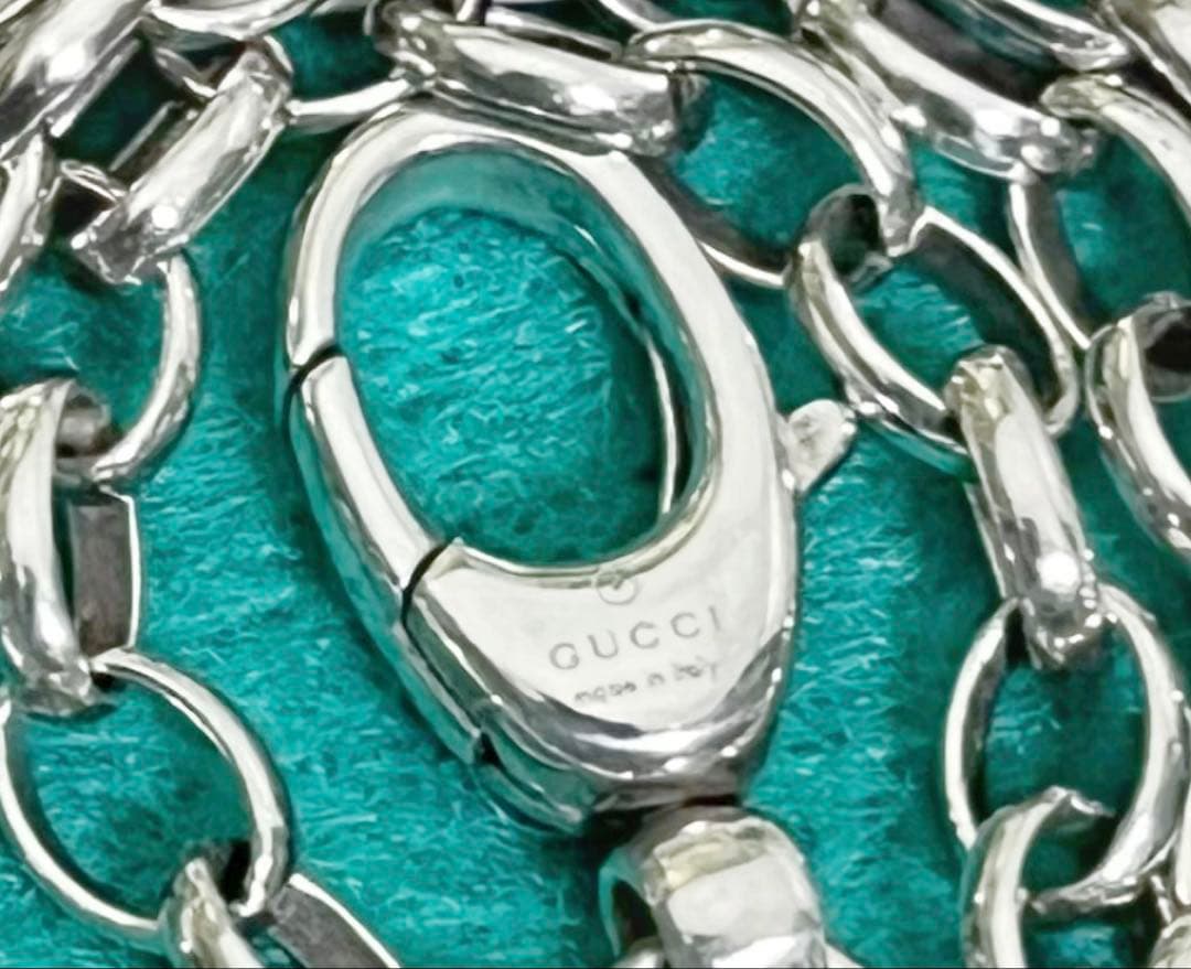 美品　GUCCI 3.2ミリ シルバー925 チェーンネックレス