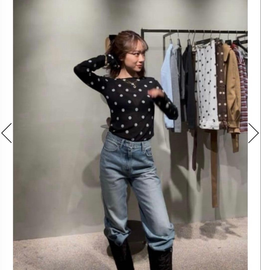 SLY スライ　ミチ MICHIXSLY DOTS KNIT トップス