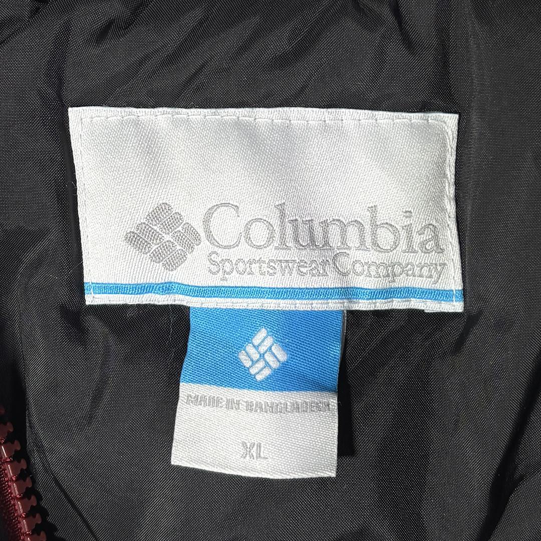 コロンビア チャレンジャー ナイロンアノラック バーガンディー 中綿 XL 古着