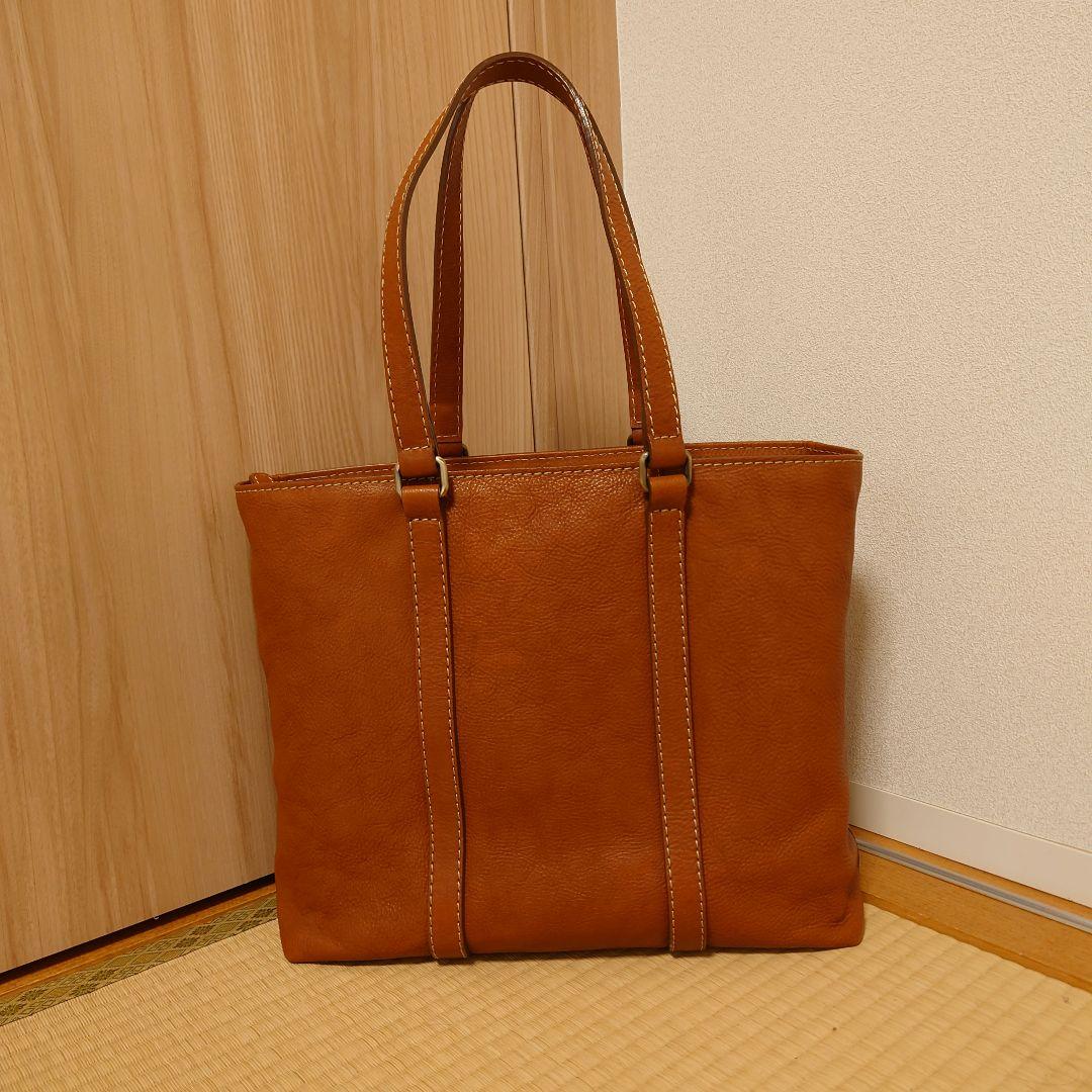 未使用に近い 土屋鞄 トーンオイルヌメ デイリートート バッグ 通勤 通学