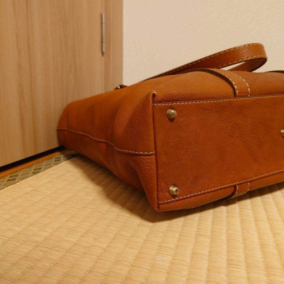 未使用に近い 土屋鞄 トーンオイルヌメ デイリートート バッグ 通勤 通学