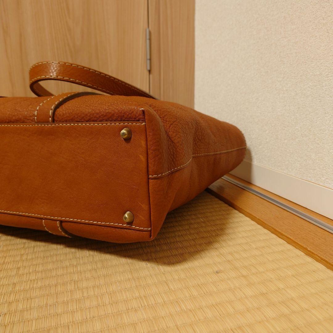 未使用に近い 土屋鞄 トーンオイルヌメ デイリートート バッグ 通勤 通学