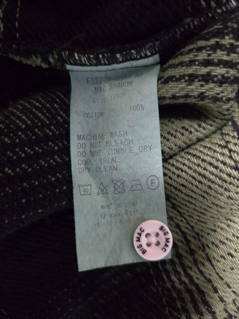 FAT シャツ ネルシャツ オンブレチェック2枚セット