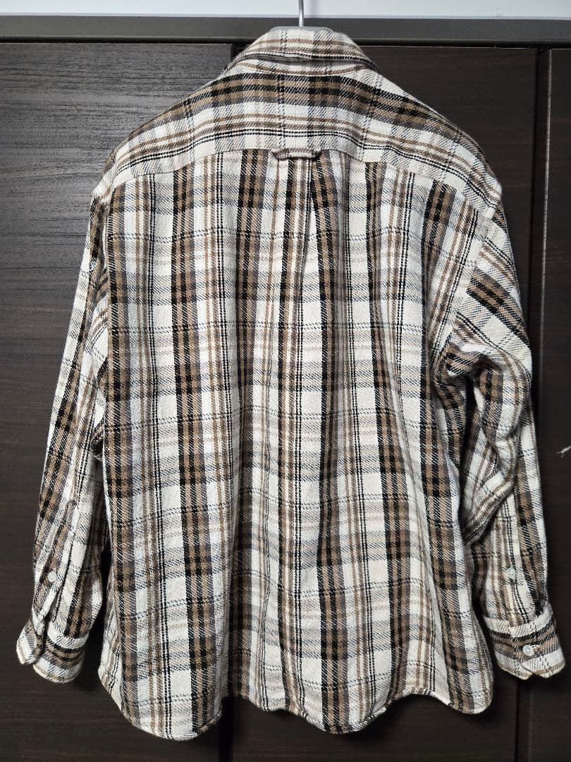 FAT シャツ ネルシャツ オンブレチェック2枚セット