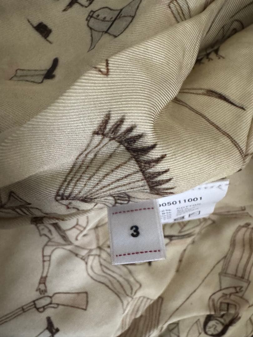 WALLIS DOWN SHIRT S/S (C/SI)バンダナ