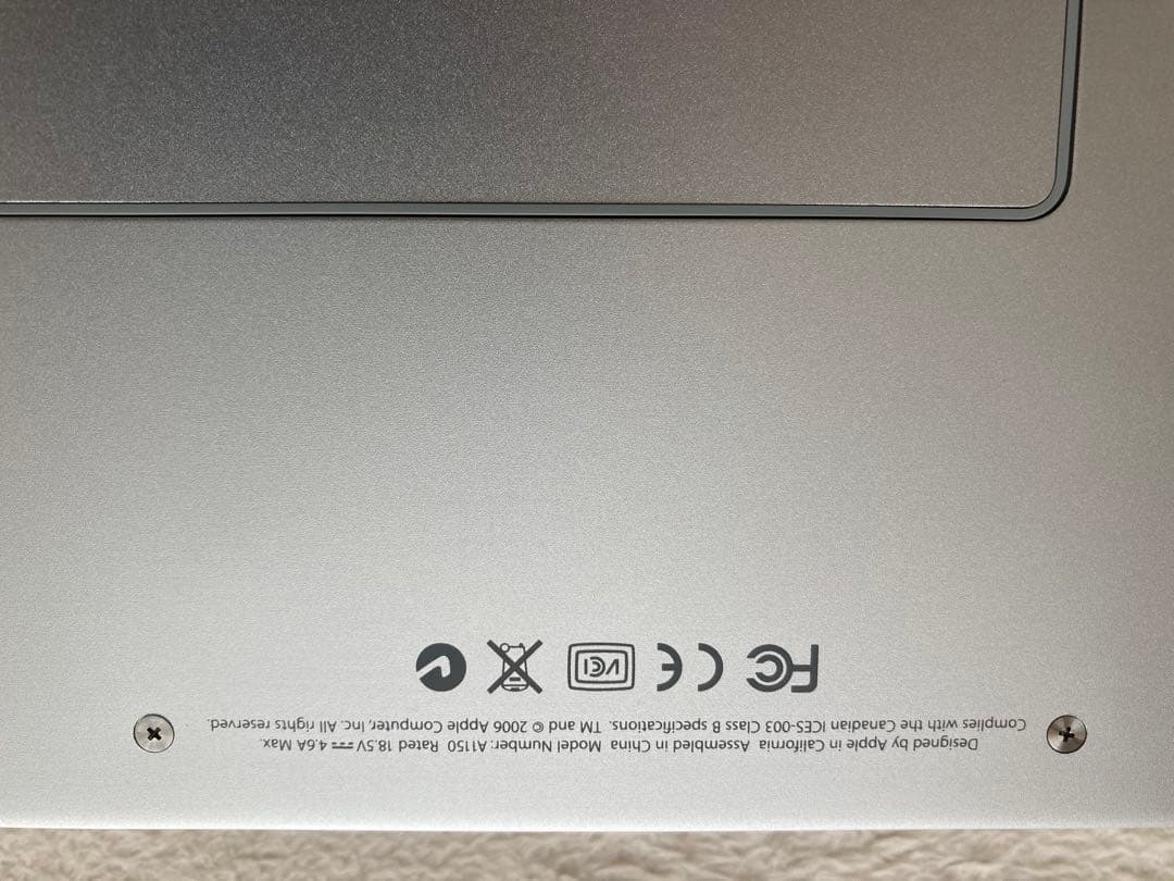 macmost 　MacBookPro 2006年