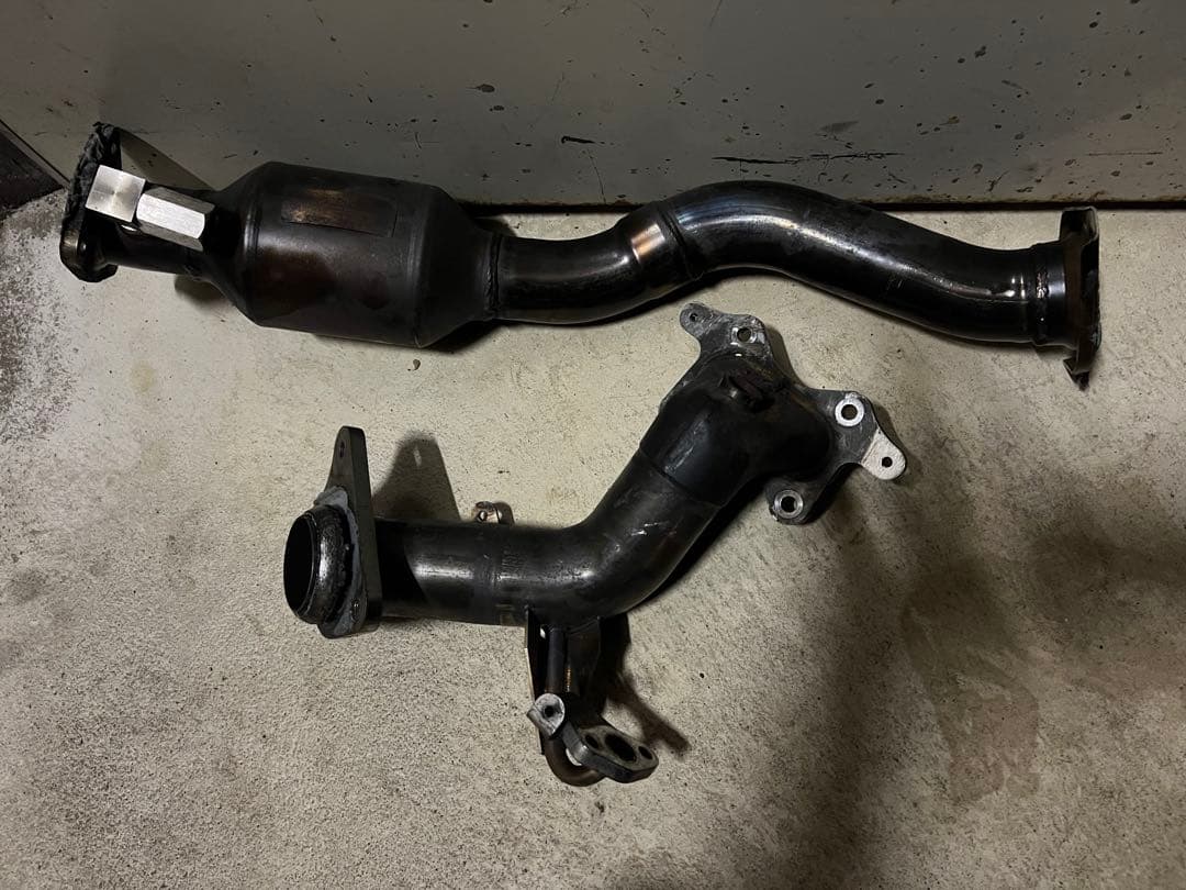 O2エラークラック対策済zf1用HKSメタルキャタライザー 第1触媒+第2触媒