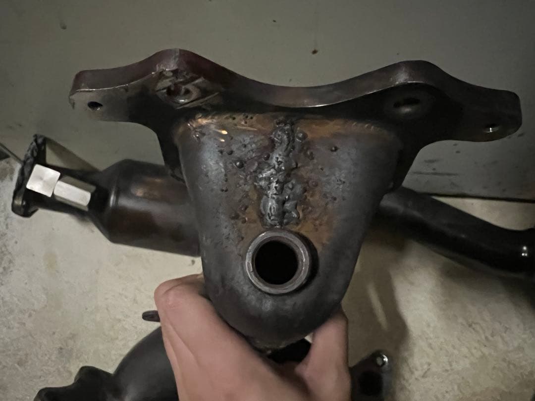 O2エラークラック対策済zf1用HKSメタルキャタライザー 第1触媒+第2触媒