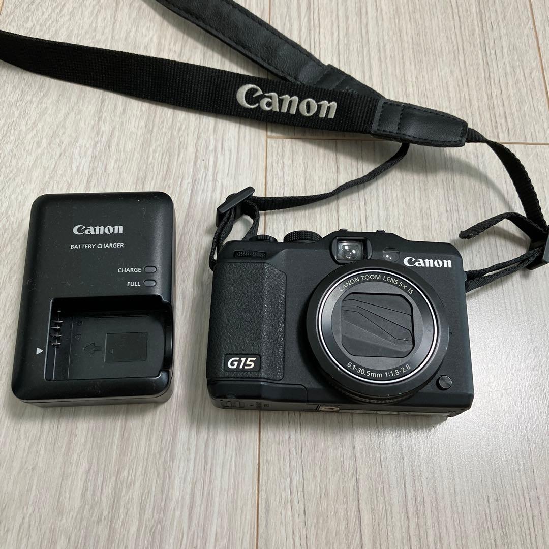 Canon PowerShot G15 本体とバッテリーチャージャー