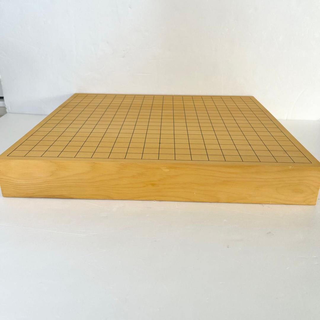 【美品】卓上囲碁盤　本榧　2寸　天地柾目　高級天然木　ハギ4枚造り　特撰　6㎝