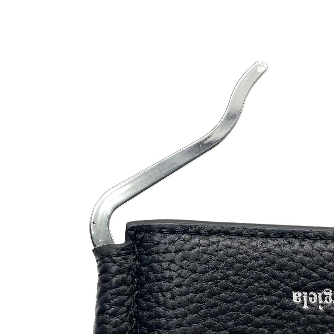 【極美品】メゾンマルジェラ マネークリップ フラグメントケース レザー ブラック