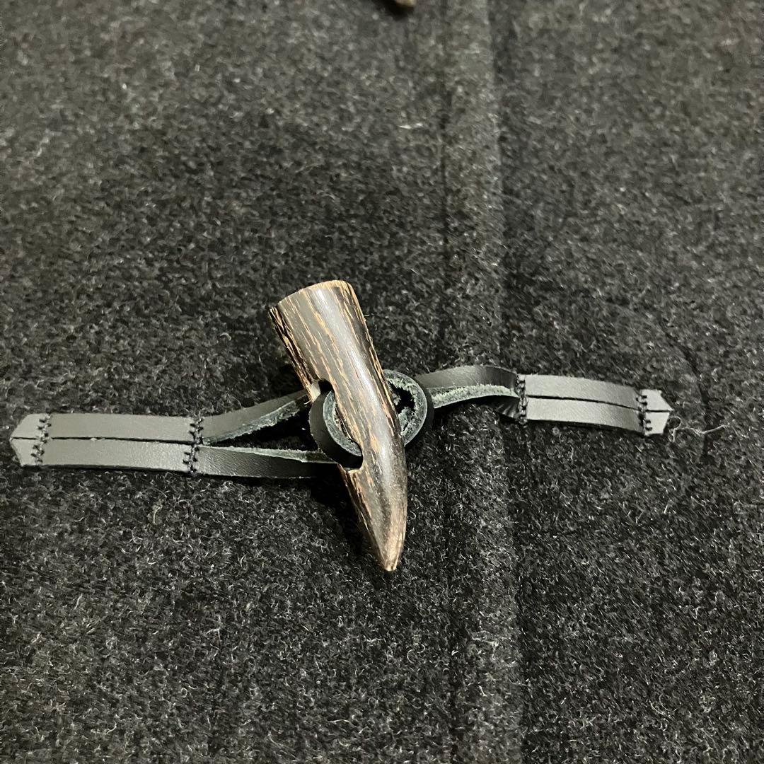 クリスマスカラー✨　ロンドントラディション　ダッフルコート　チェック柄　Lサイズ