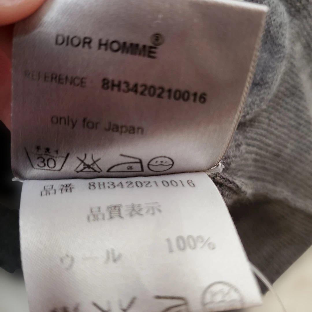 ⭐良品⭐2008aw Dior HOMME ドライバーズニット ジップアップ