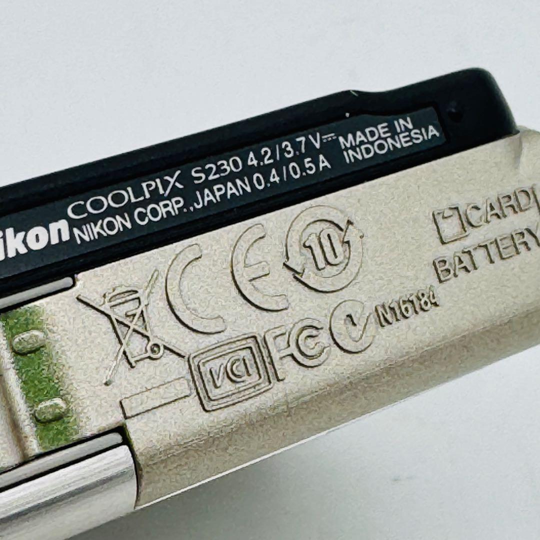 【美品】Nikon COOLPIX S230 コンデジ