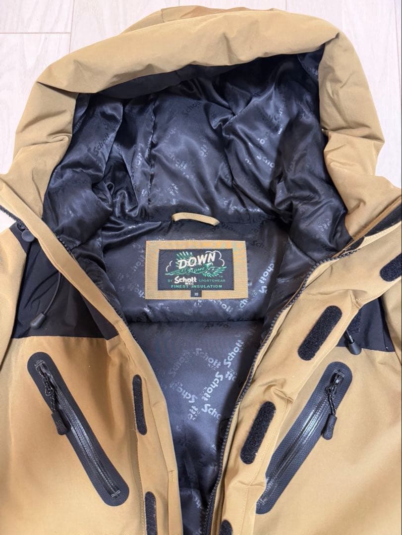 【大幅値下】Schott ×FREAK’S STOREダウンジャケット カーキ