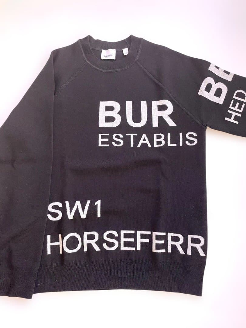 BURBERRY ホースフェリー クルーネックニット XS