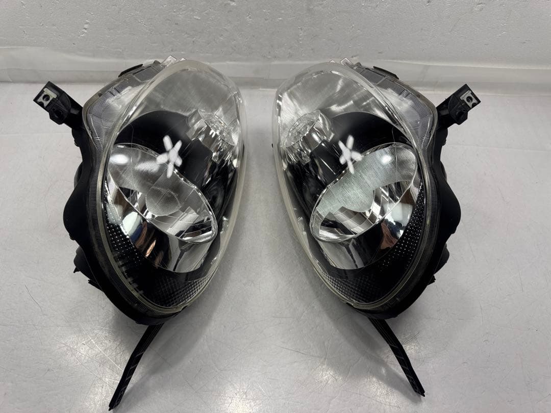 美品/破損無　マーチ　K13　後期型　ハロゲン　ヘッドライト　左右