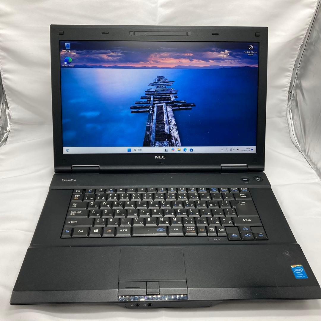 高性能ノートパソコン 大画面 バッテリーほぼ新品！ NEC オフィス 03