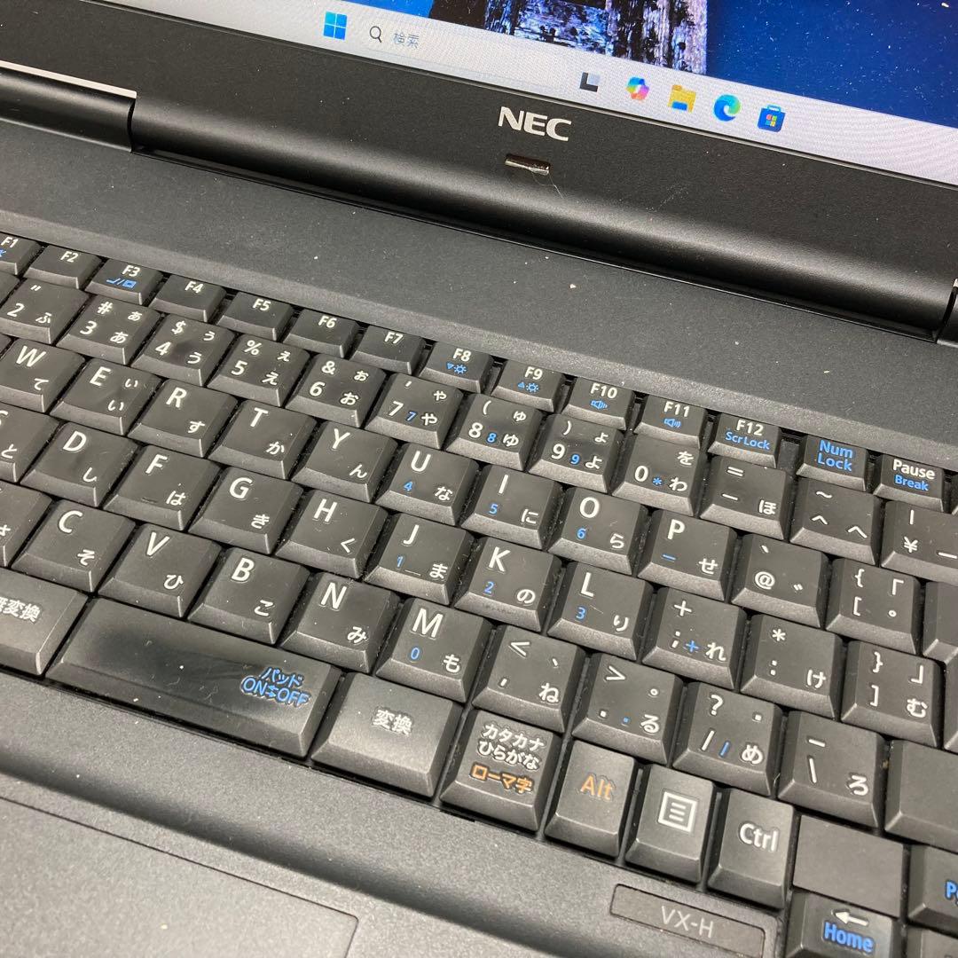 高性能ノートパソコン 大画面 バッテリーほぼ新品！ NEC オフィス 03