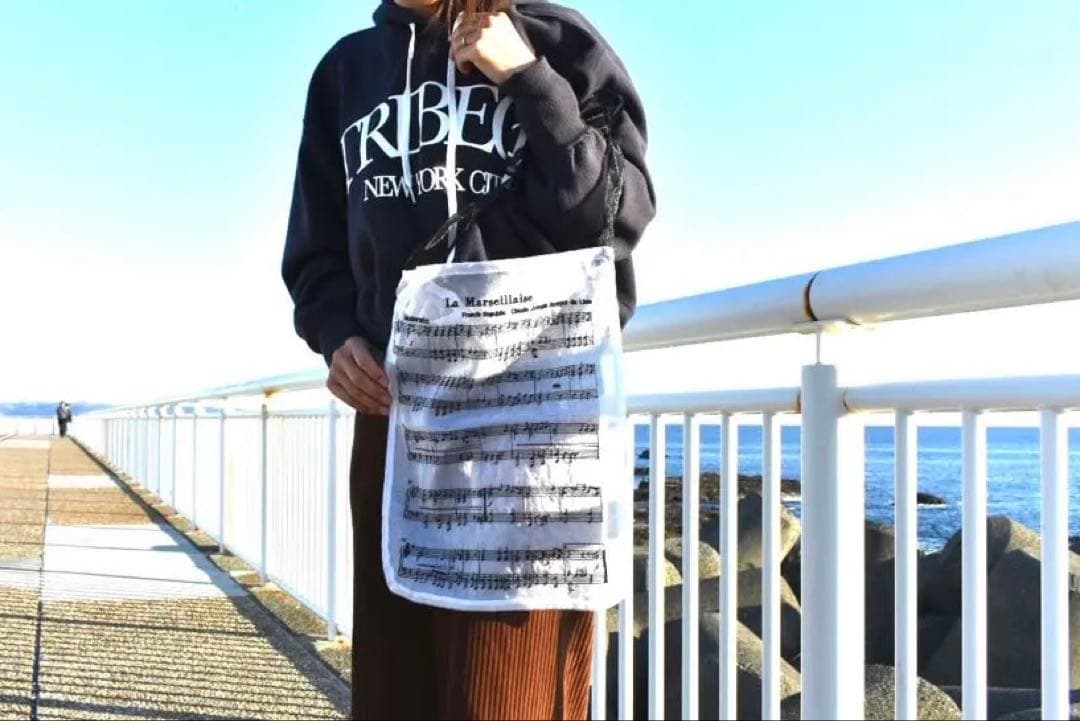 ⭐️新品⭐️ブリジットタカタ　ピアノ柄エコバッグ