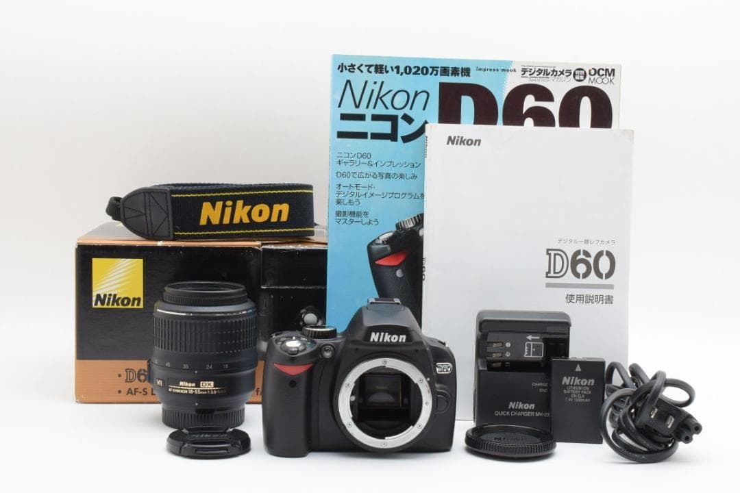 【箱付き】 Nikon ニコン D60 レンズキット デジタル一眼カメラ