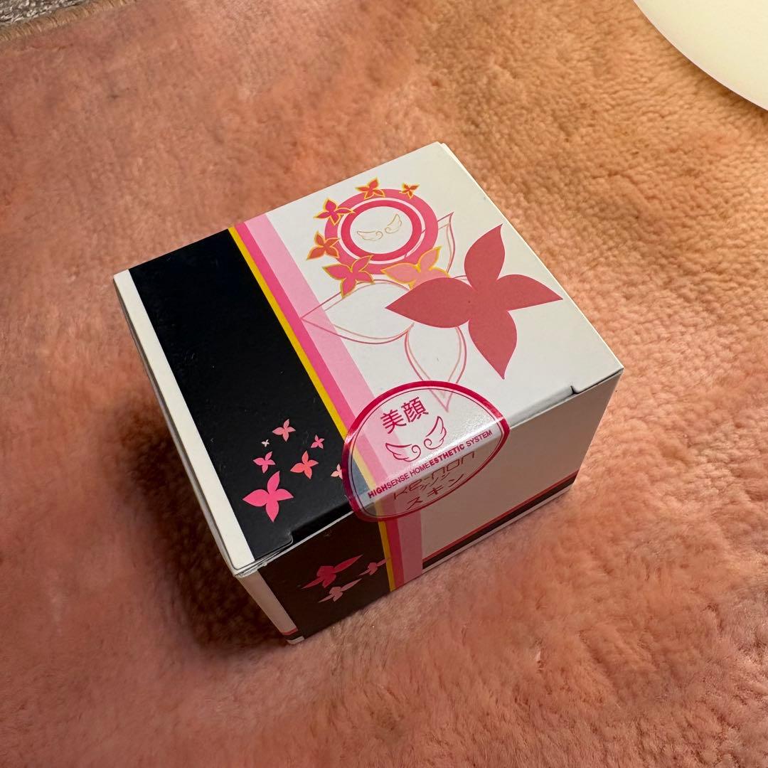 【超美品】【99.5%残】ke-non 脱毛器 ホワイト カートリッジ２個付！