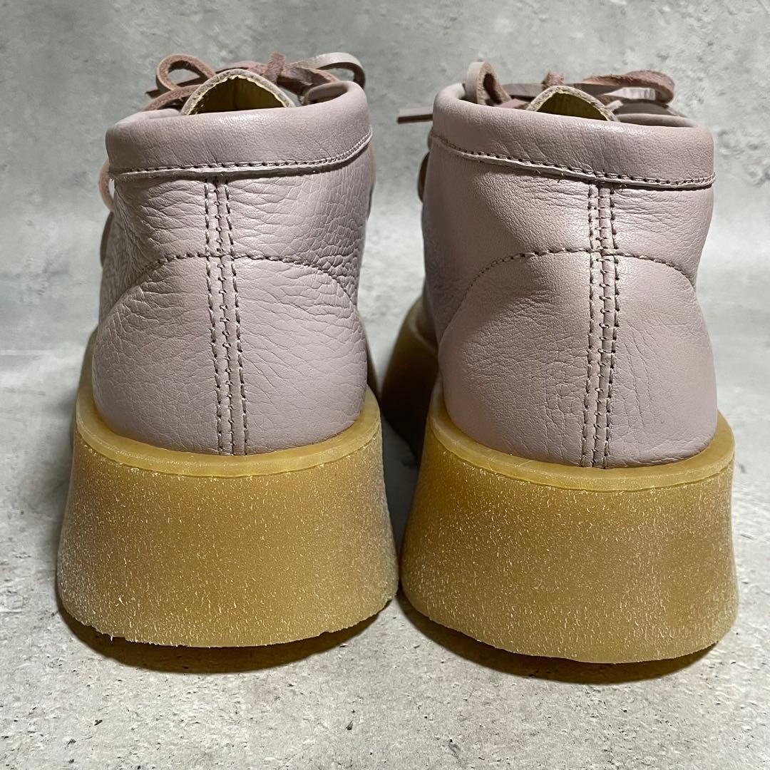 極美品　クラークス　Clarks × ザラ　ZARA　ワラビーブーツ　厚底