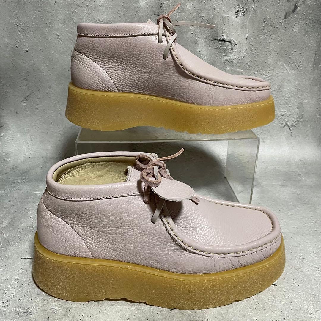 極美品　クラークス　Clarks × ザラ　ZARA　ワラビーブーツ　厚底