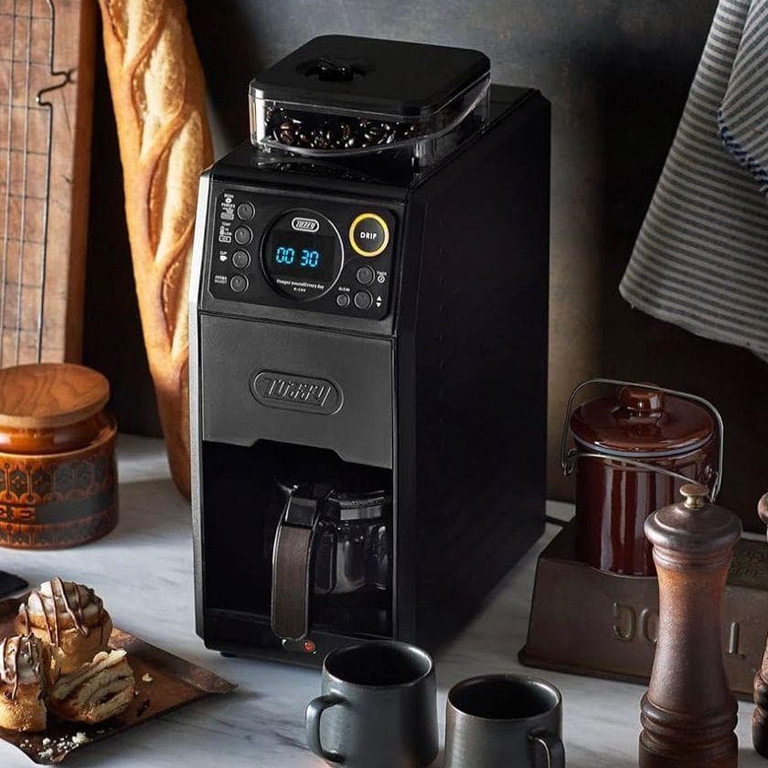 Toffy 全自動ミル付カスタムドリップコーヒーメーカー K-CM9-RB