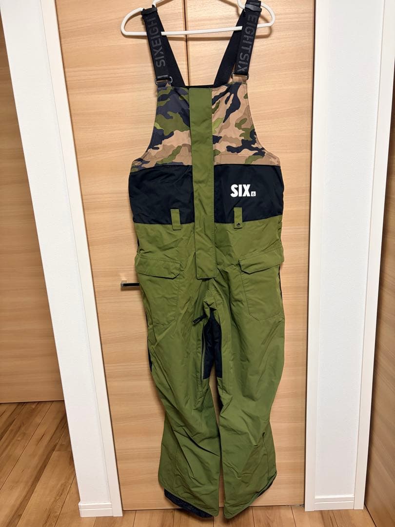 メンズ 686 SIX スノーボードウェア Mサイズ 上下セット