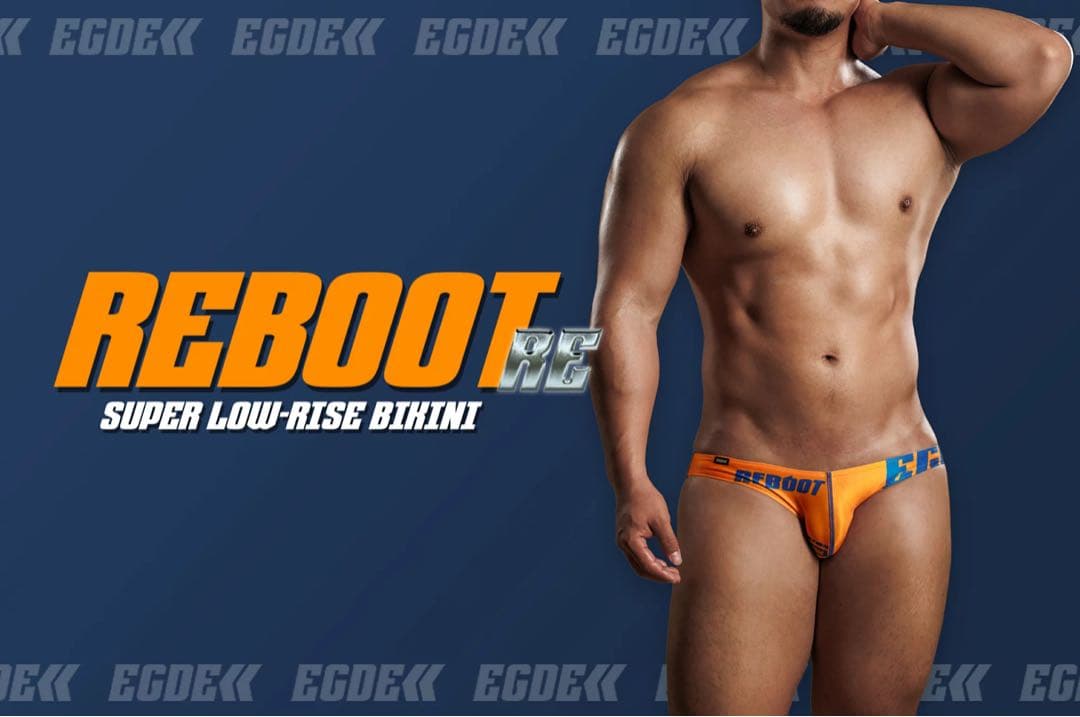 EGDE エッジ　REBOOT ビキニ　リブート　ブルー　サイズM セット