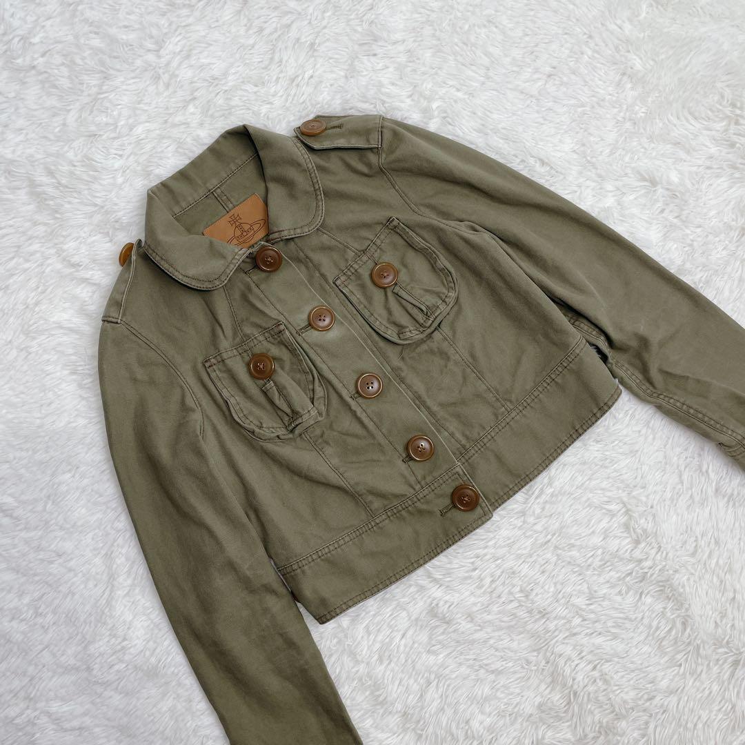 Vivienne Westwood ミリタリージャケット オーブパッチ ショート