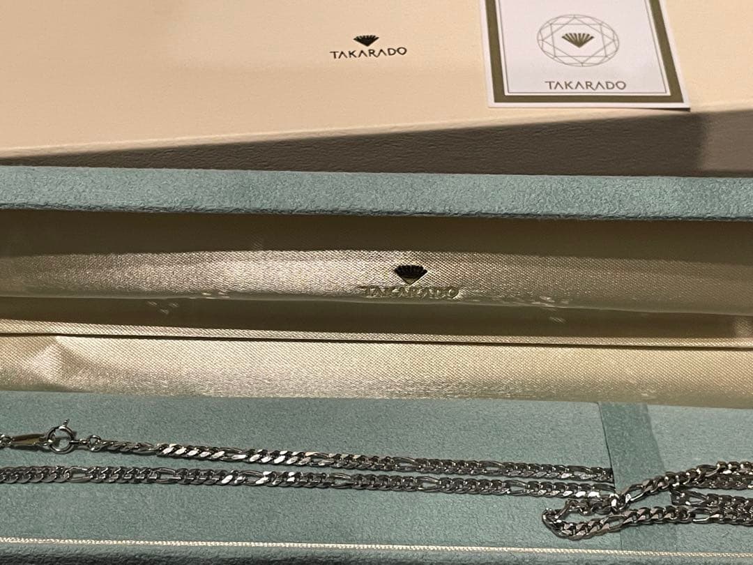 プラチナ　キヘイネックレス　喜平　フィガロチェーン　PT850 メンズ　PT刻印