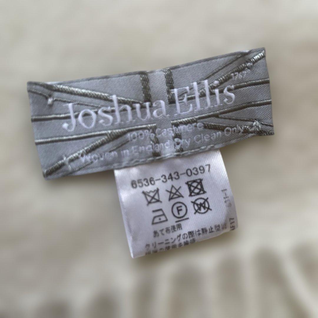 本日限定お値下げ　カシミヤ100% ジョシュアエリス　大判ストール　 ホワイト