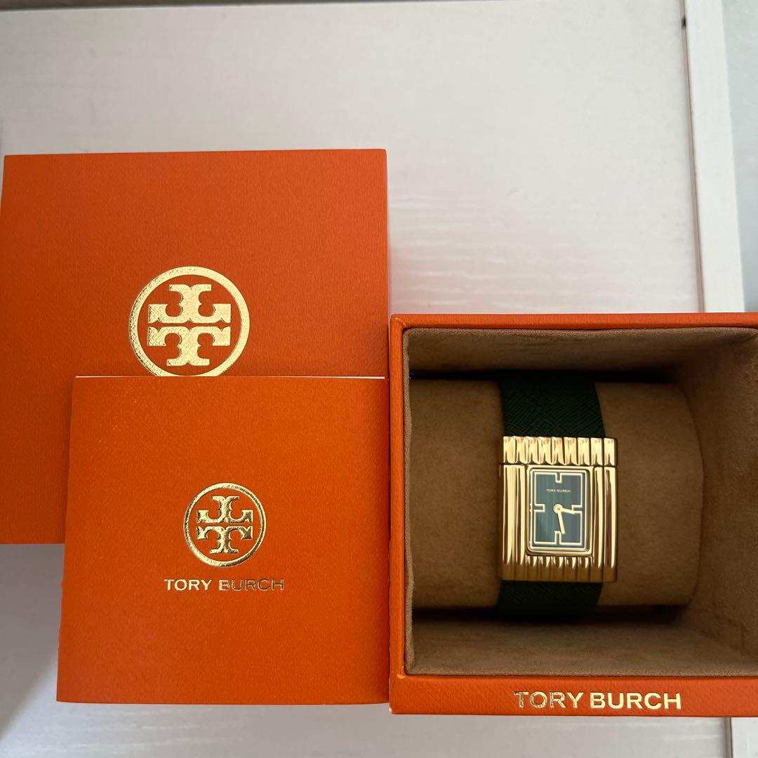 TORY BURCH グリーン 時計 美品