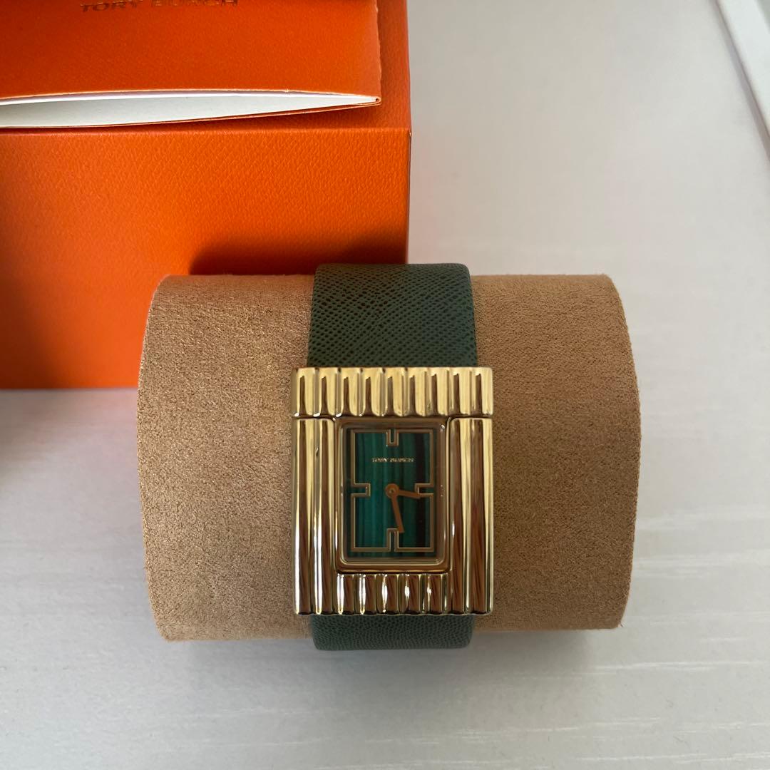 TORY BURCH グリーン 時計 美品