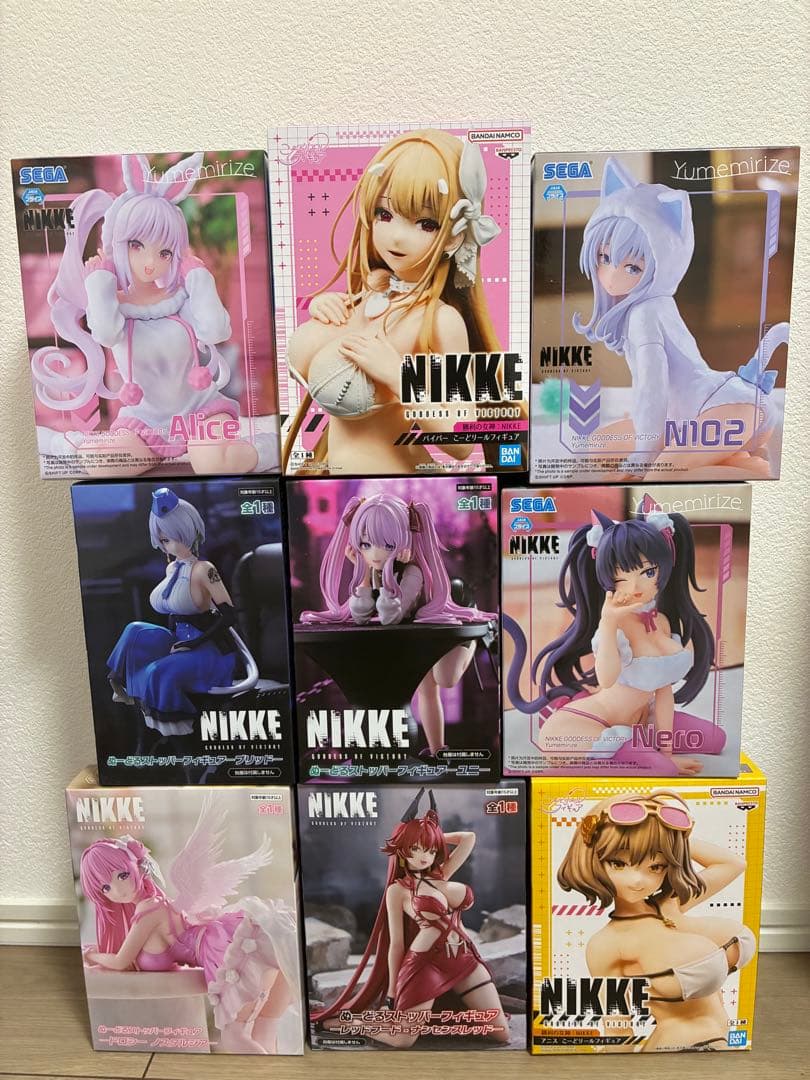 勝利の女神NIKKE プライズフィギュア 9点セット
