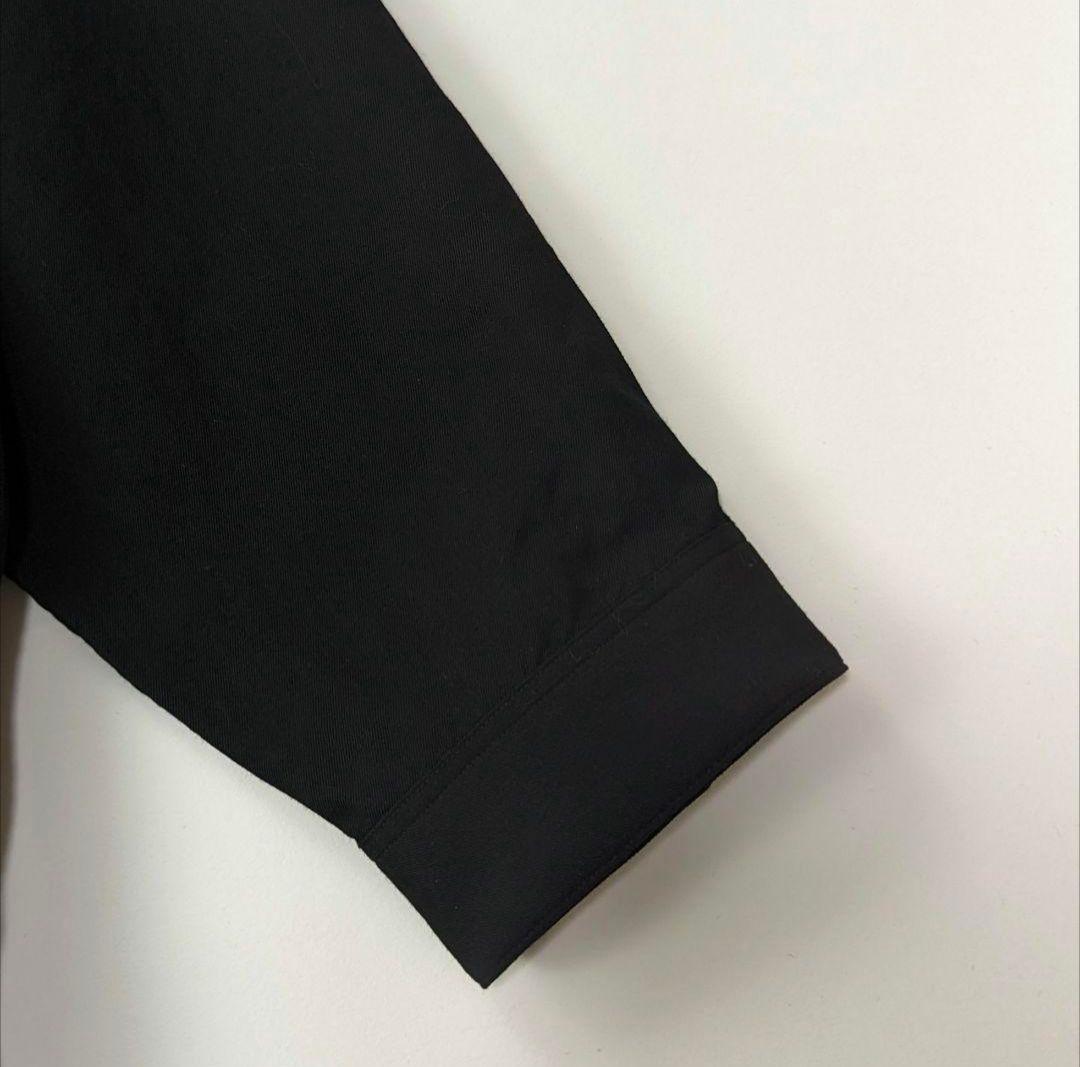 美品★メゾンスペシャル　ブラック　ウールシャツ　レギュラーカラー　オーバーサイズ