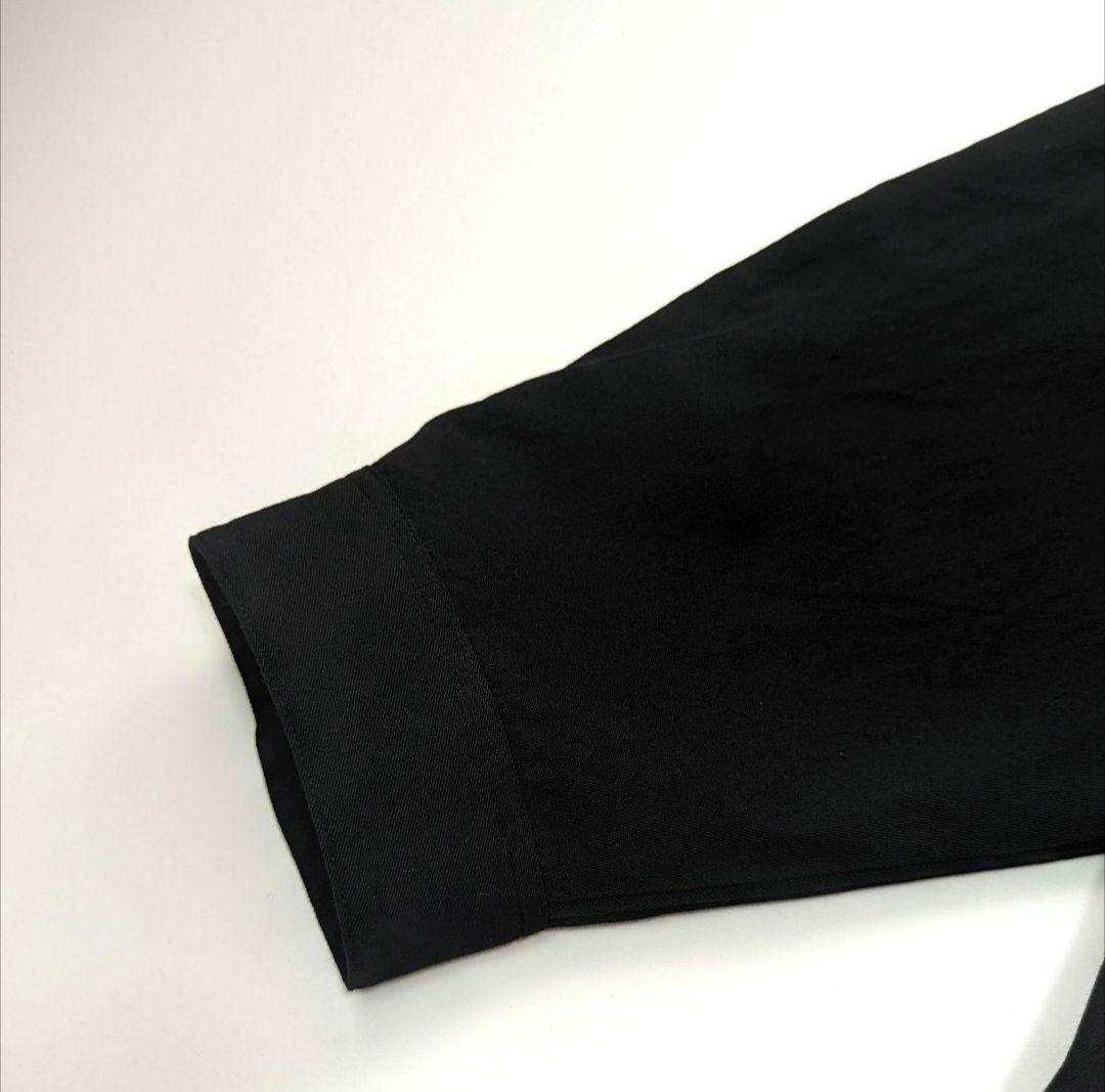 美品★メゾンスペシャル　ブラック　ウールシャツ　レギュラーカラー　オーバーサイズ