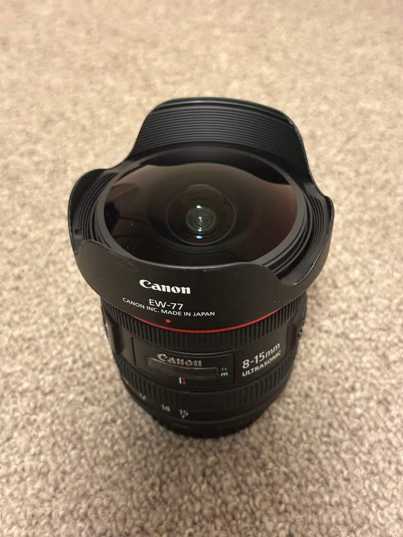 キャノン EF8-15mm F4L フィッシュアイ ズームレンズ
