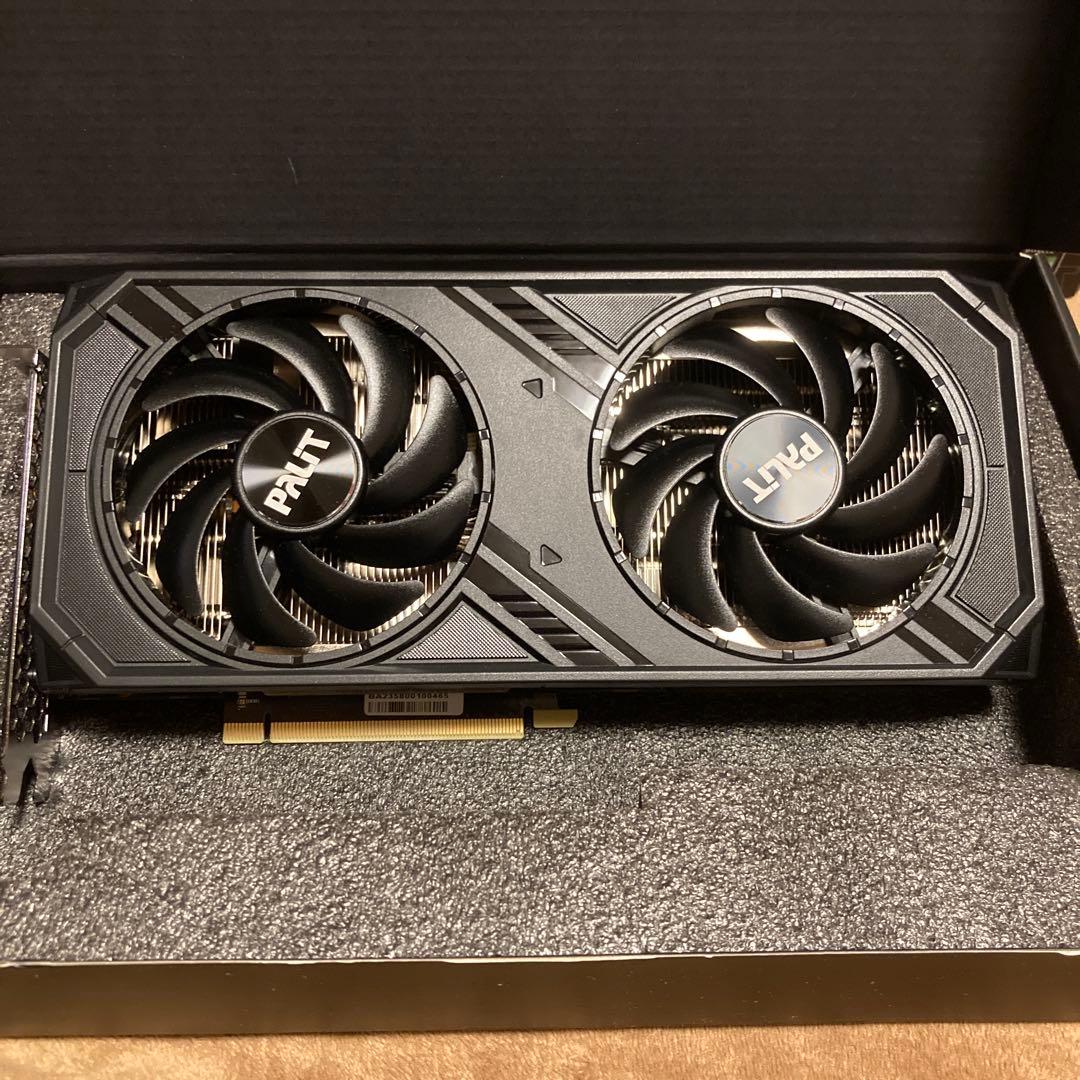 グラフィックボード・グラボ・ビデオカード Palit RTX4070 DUAL 12GB