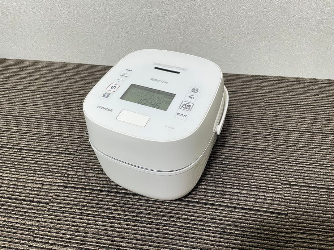 東芝　RC-10VSP 真空圧力IH ホワイトデジタル炊飯器