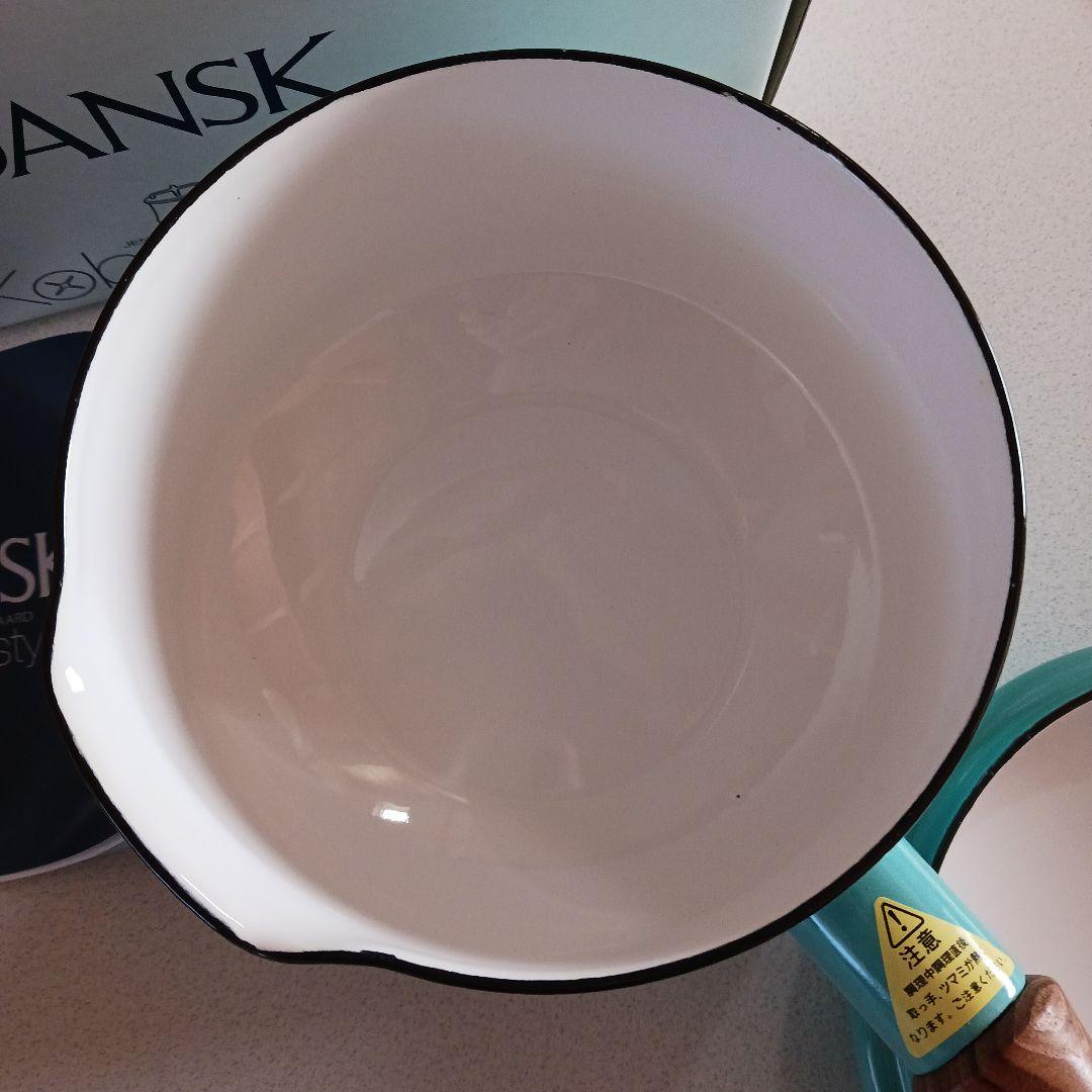 ダンスク ティール 新品未使用 片手鍋 15cm DANSK Teal 琺瑯