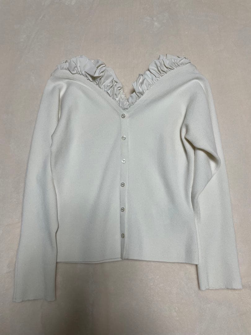 HANAE MORI× CELFORDコラボ ハートネックリブニットプルオーバー