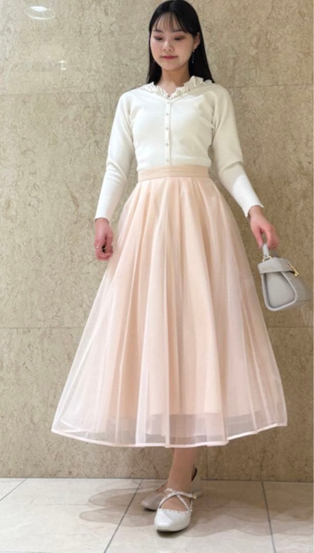 HANAE MORI× CELFORDコラボ ハートネックリブニットプルオーバー