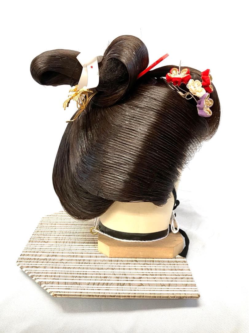 辰巳7号サイズ、つぶし島田、中古舞踊かつら、日本髪かつら、大衆演劇かつら