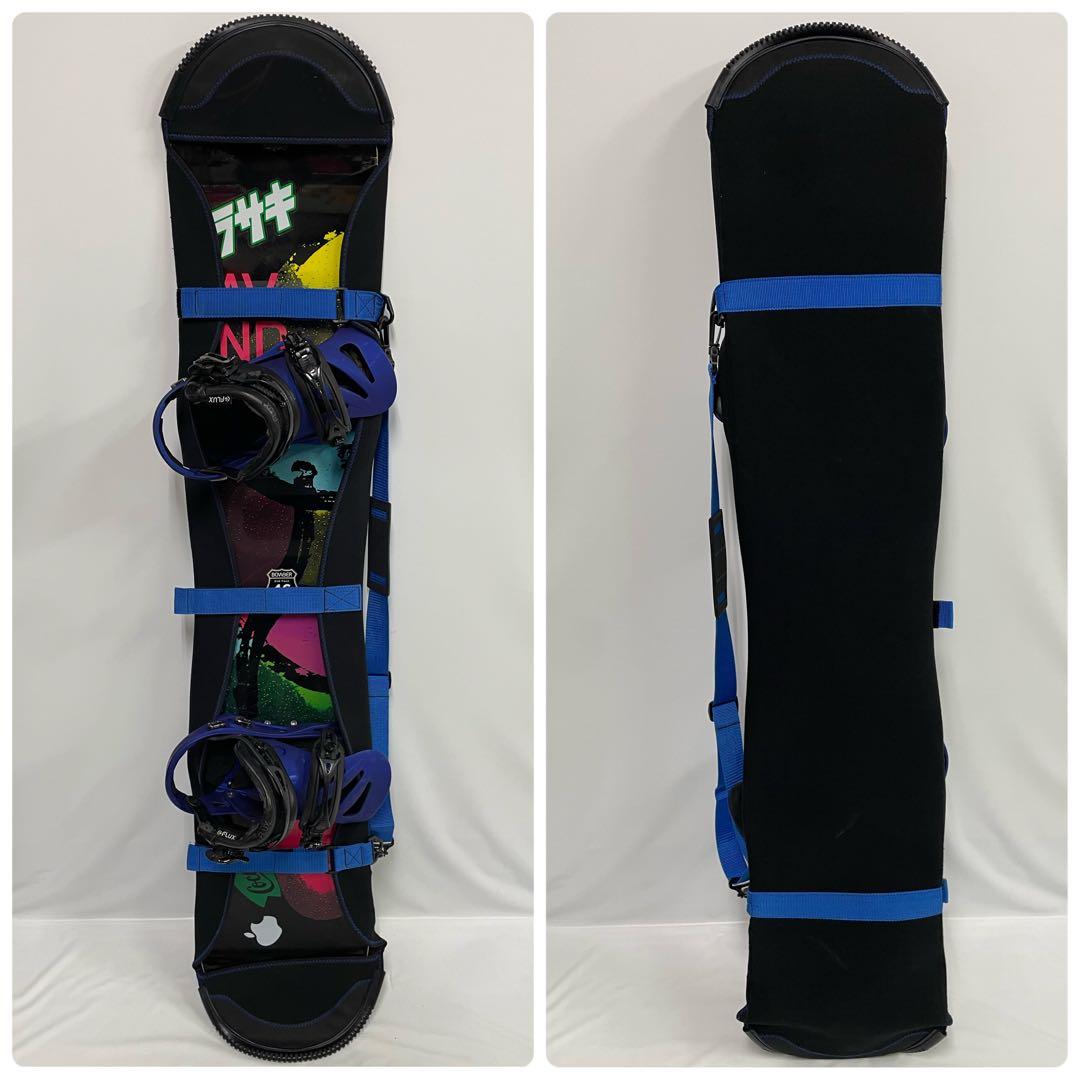 SAVANDER 145cm FLUX DS スノーボード　３点セット