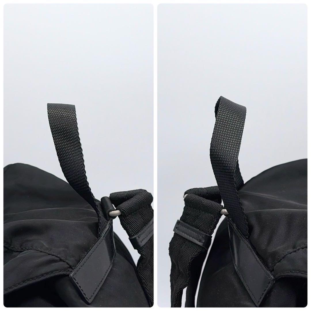 PRADA プラダ ナイロン リュックサック バックパック 三角プレート